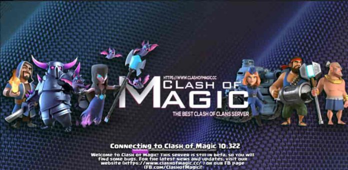 Clash of magic, Clash of clans private server