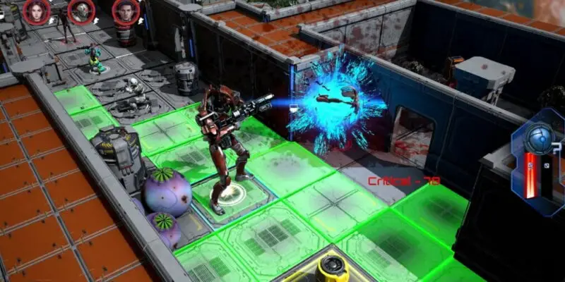 Hyena Squad turn-based space strategy game for iOS gameplay