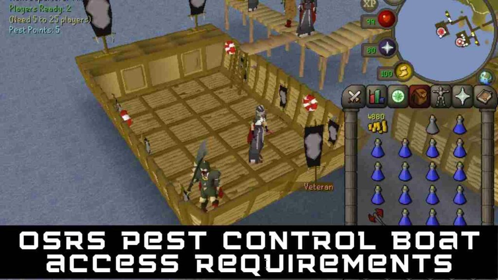 OSRS Pest Control Boat access Requirements 