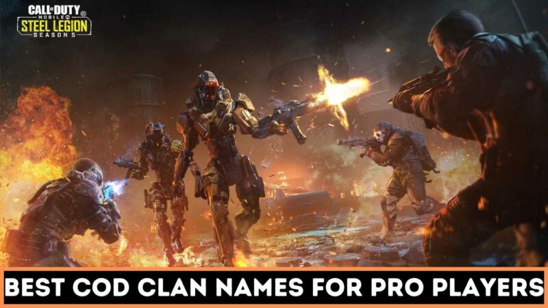 Best COD clan names for pro players