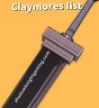 Claymores list