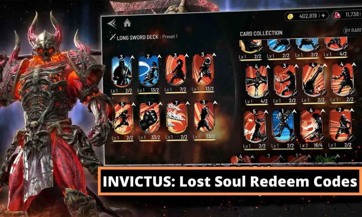 INVICTUS: Lost Soul Redeem Codes
