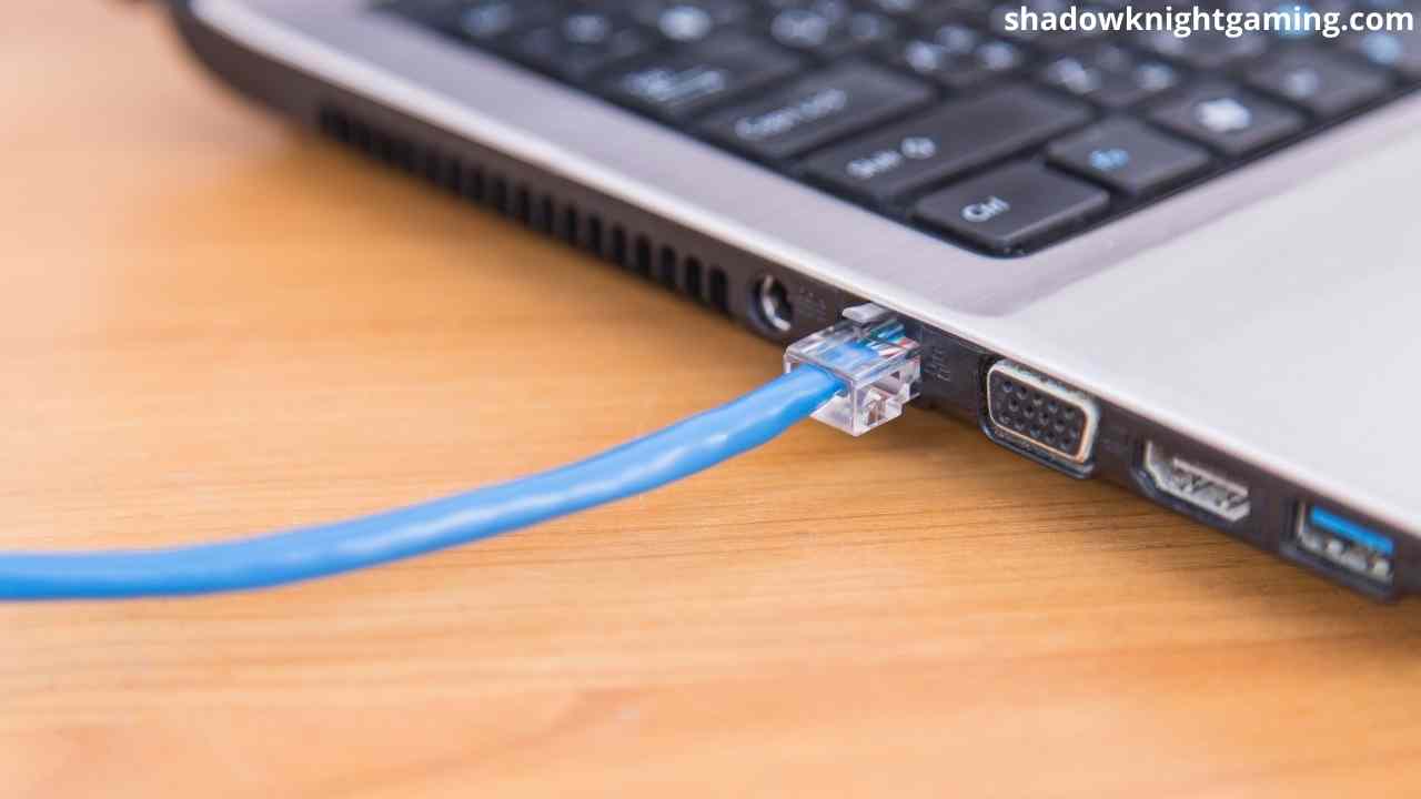 Switch to an Ethernet cable 