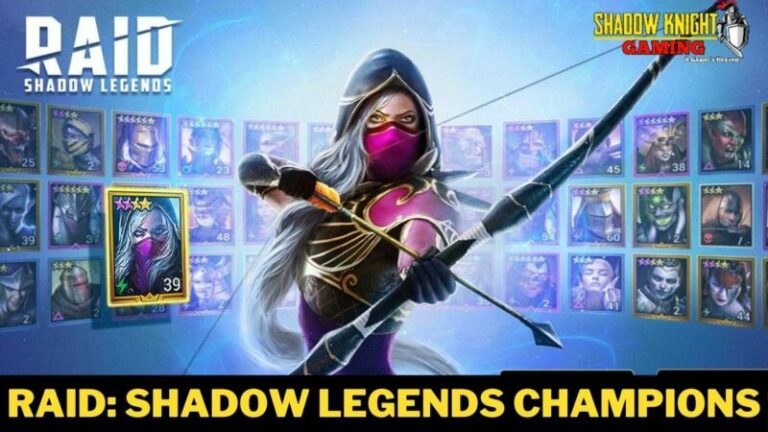 Raid: Shadow Legends All Champions List