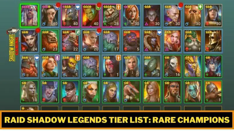 Raid Shadow Legends Tier List: RARE Champions,