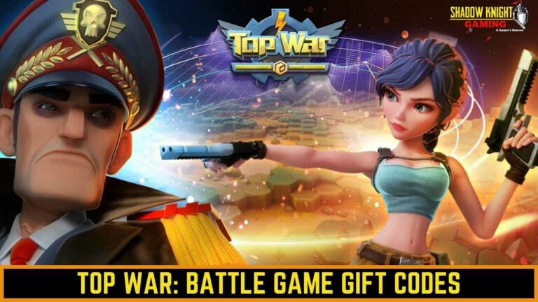 Top War Battle Game Gift Codes,