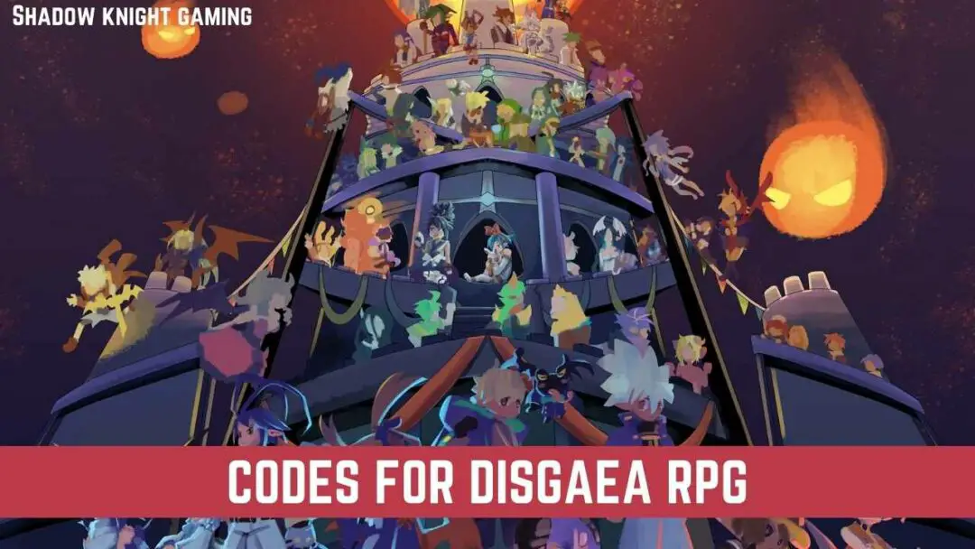 Codes for Disgaea RPG