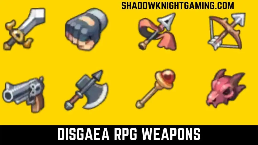 Disgaea RPG Weapons,