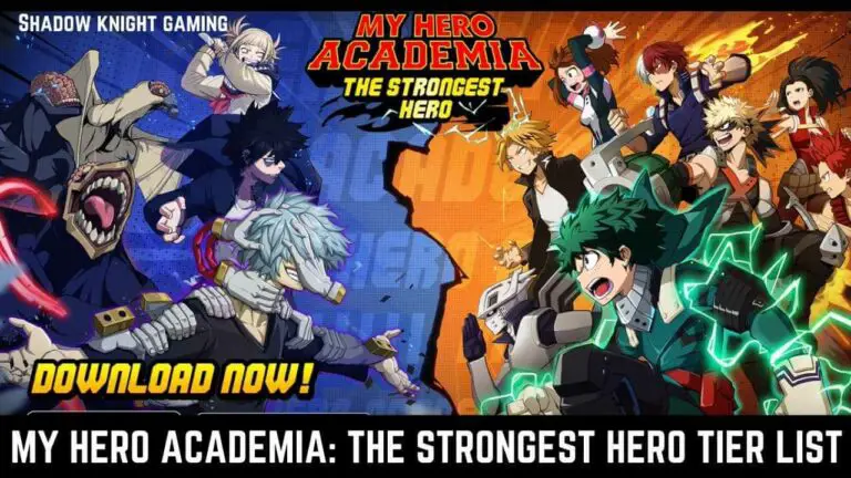 My Hero Academia: The Strongest Hero Tier List