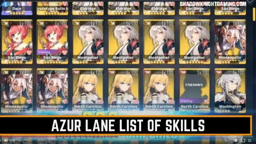 Azur Lane List of Skills