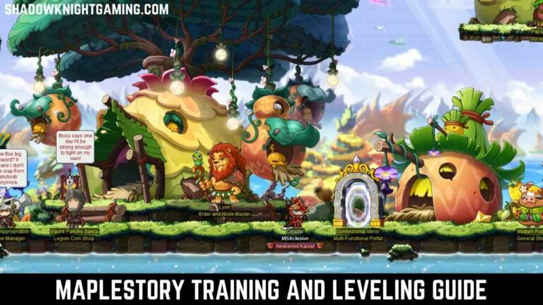 MapleStory Training and Leveling Guide 2022