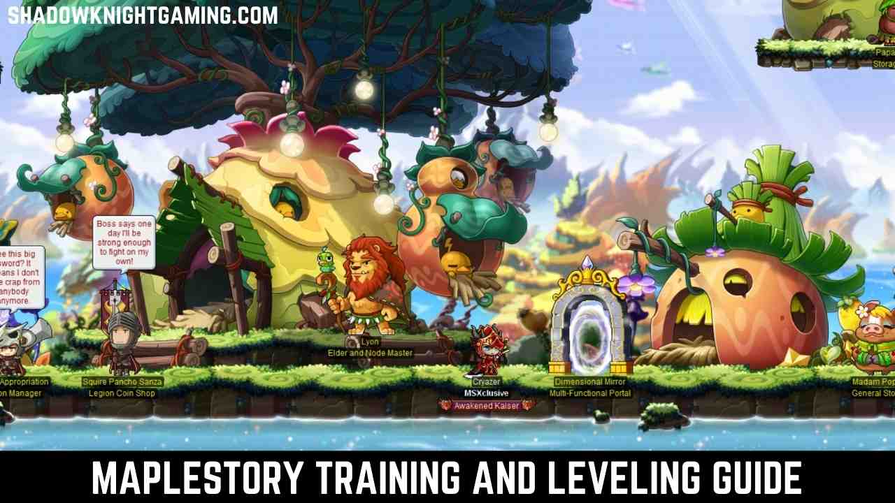 MapleStory Training and Leveling Guide