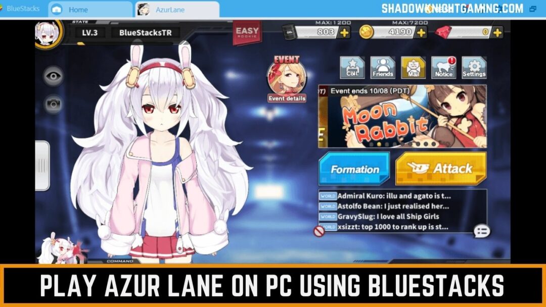 Play Azur Lane on PC using BlueStacks