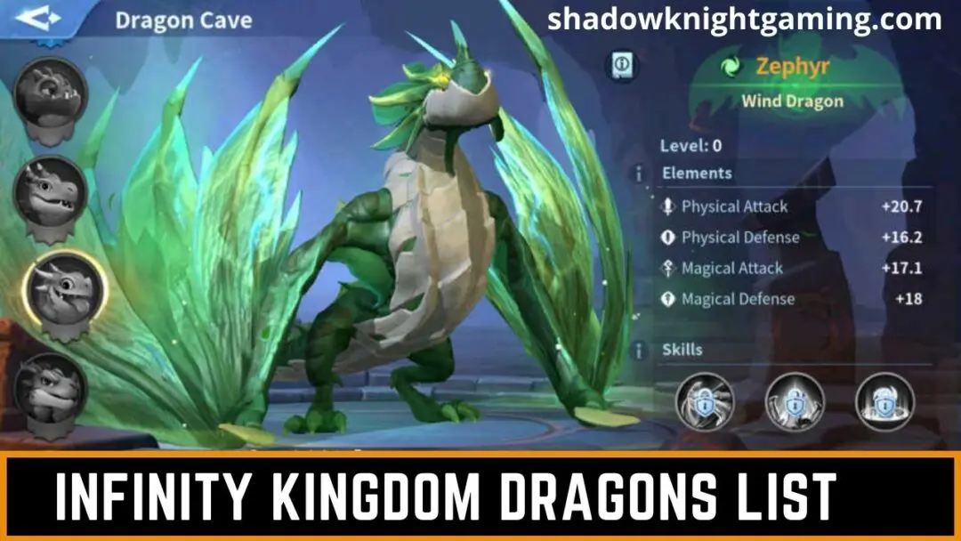 infinity kingdom Dragons