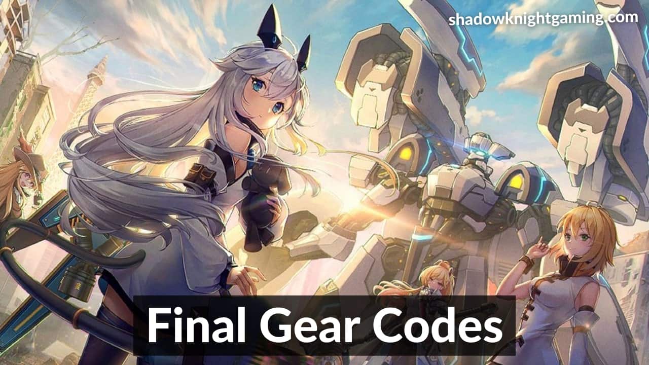 Final Gear codes