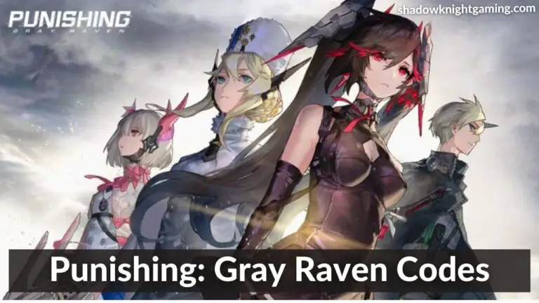 Punishing Gray Raven Codes Featured Image