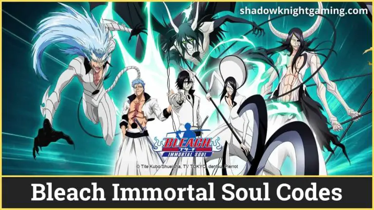 Bleach Immortal Soul Codes