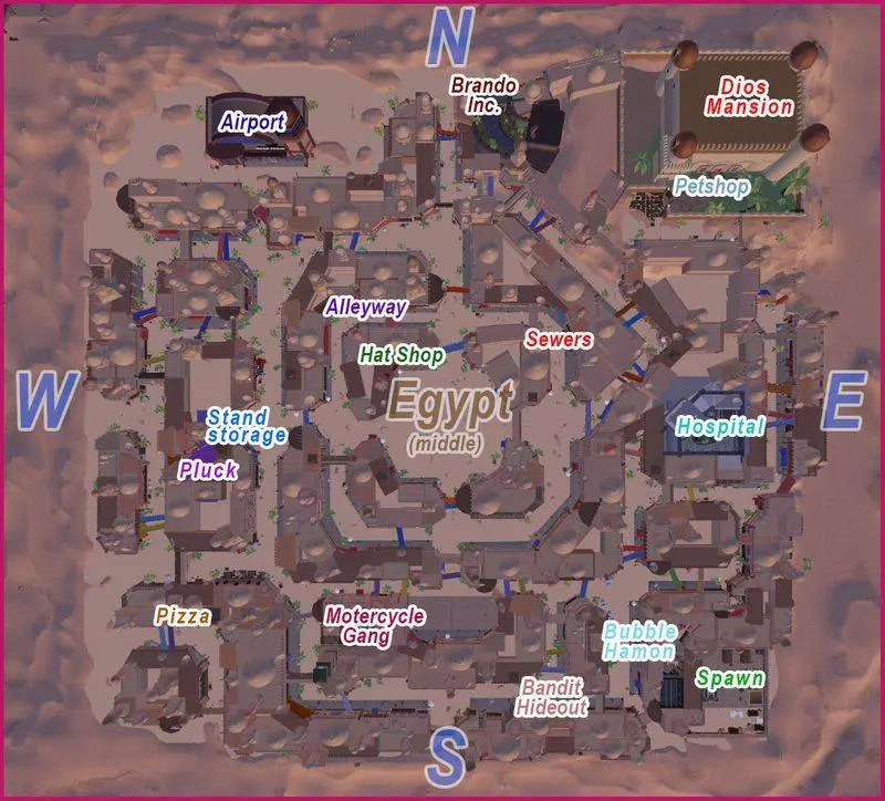 Project Star Cairo Town Map