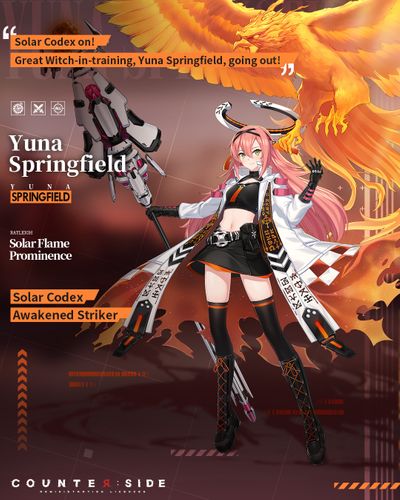 Counter Side Awakened Striker Yuna Springfield