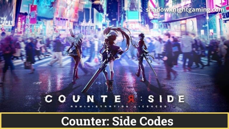Counter Side Codes October 2022 | Coupon Codes for Counter Side