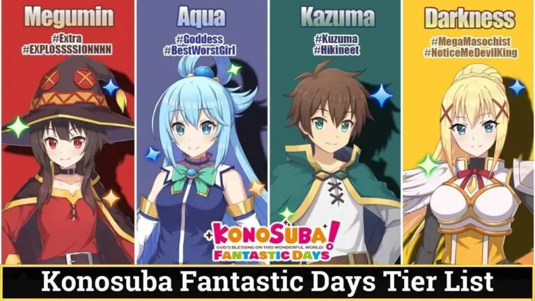 Konosuba Fantastic Days Tier List Featured Image