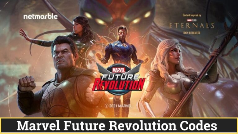 Marvel Future Revolution Codes July 2022