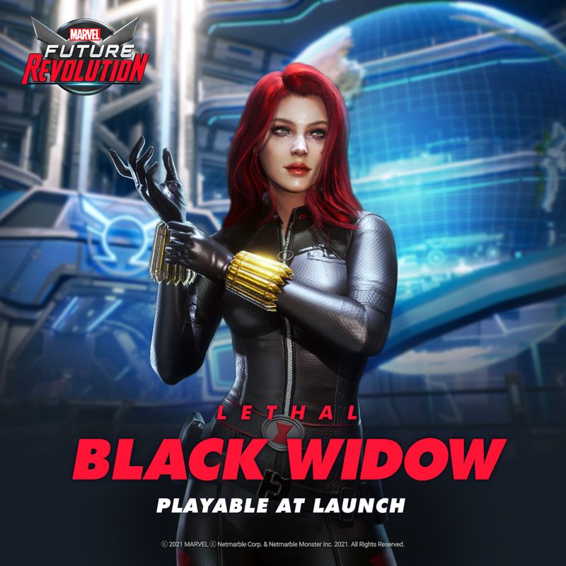 Marvel Future Revolution Tier List - Black Widow in Black Body Suit