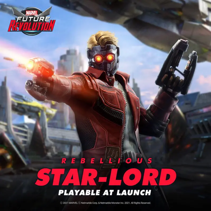 Marvel Future Revolution Tier List - Star-Lord with his blusters