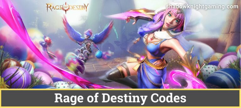 Rage of Destiny Codes October 2022