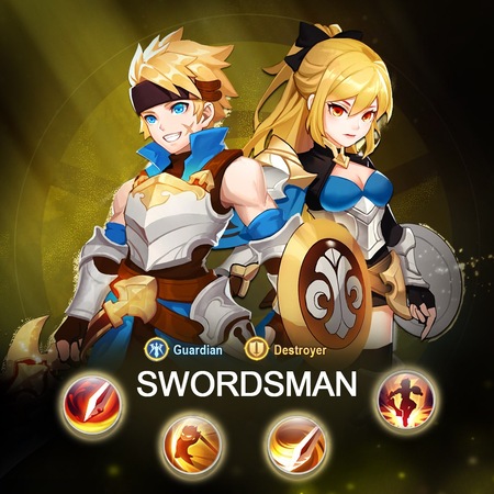 Swordsman Class Guardians of Cloudia