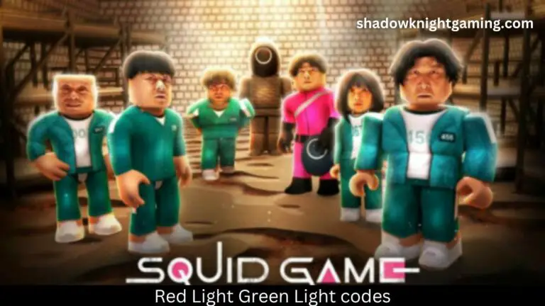 Red Light Green Light codes