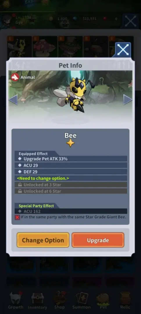 blade idle pets - Bee
