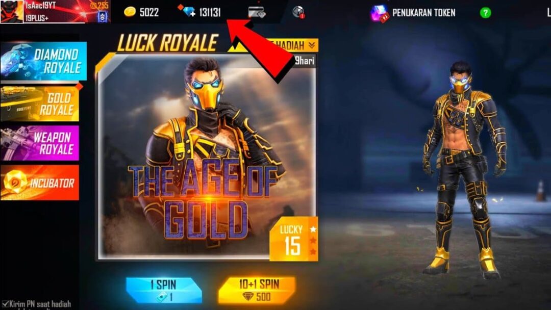 free fire lucky royale