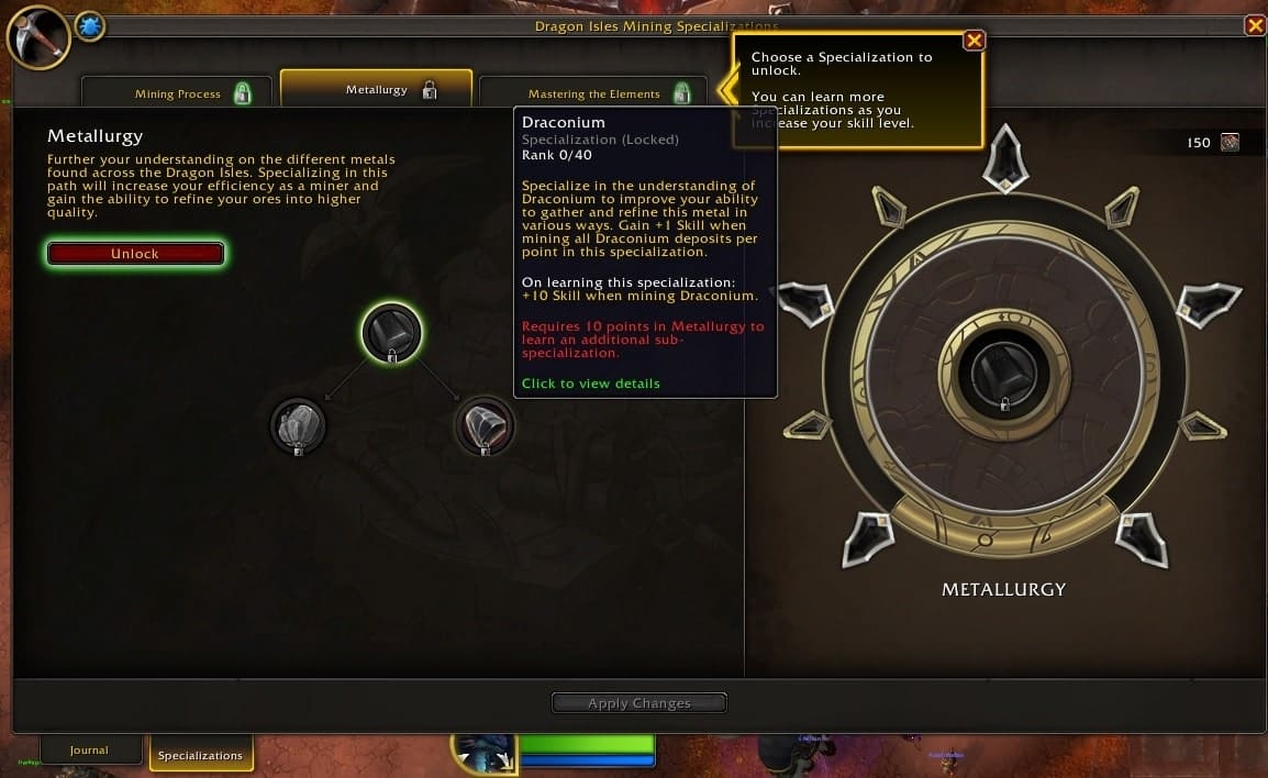 Basic info on the Mining profession in World of Warcraft Dragonflight