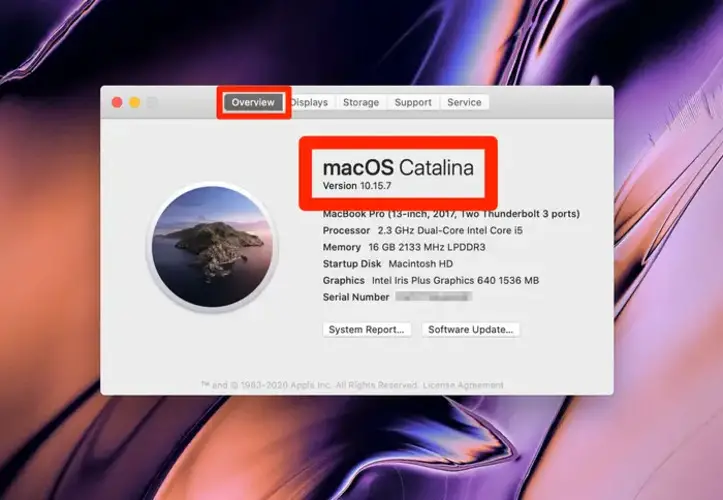 Ensure you have the latest MacOS version installed
