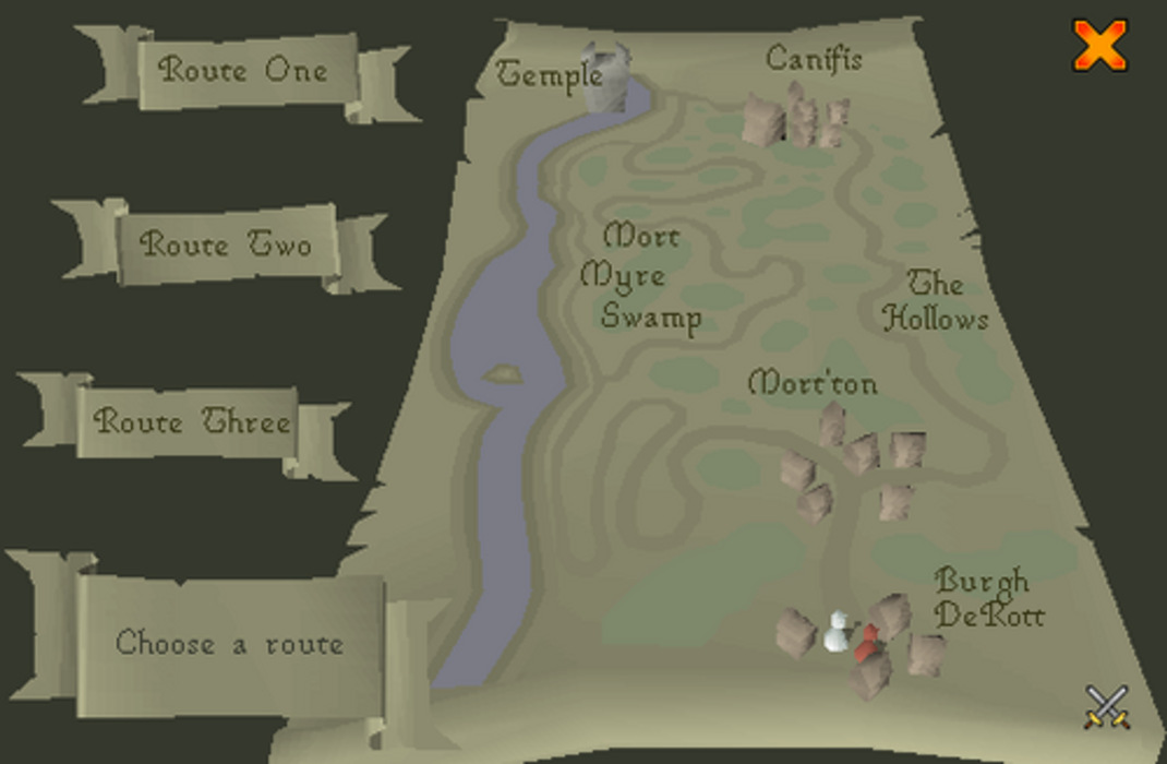 Osrs Trekking routes