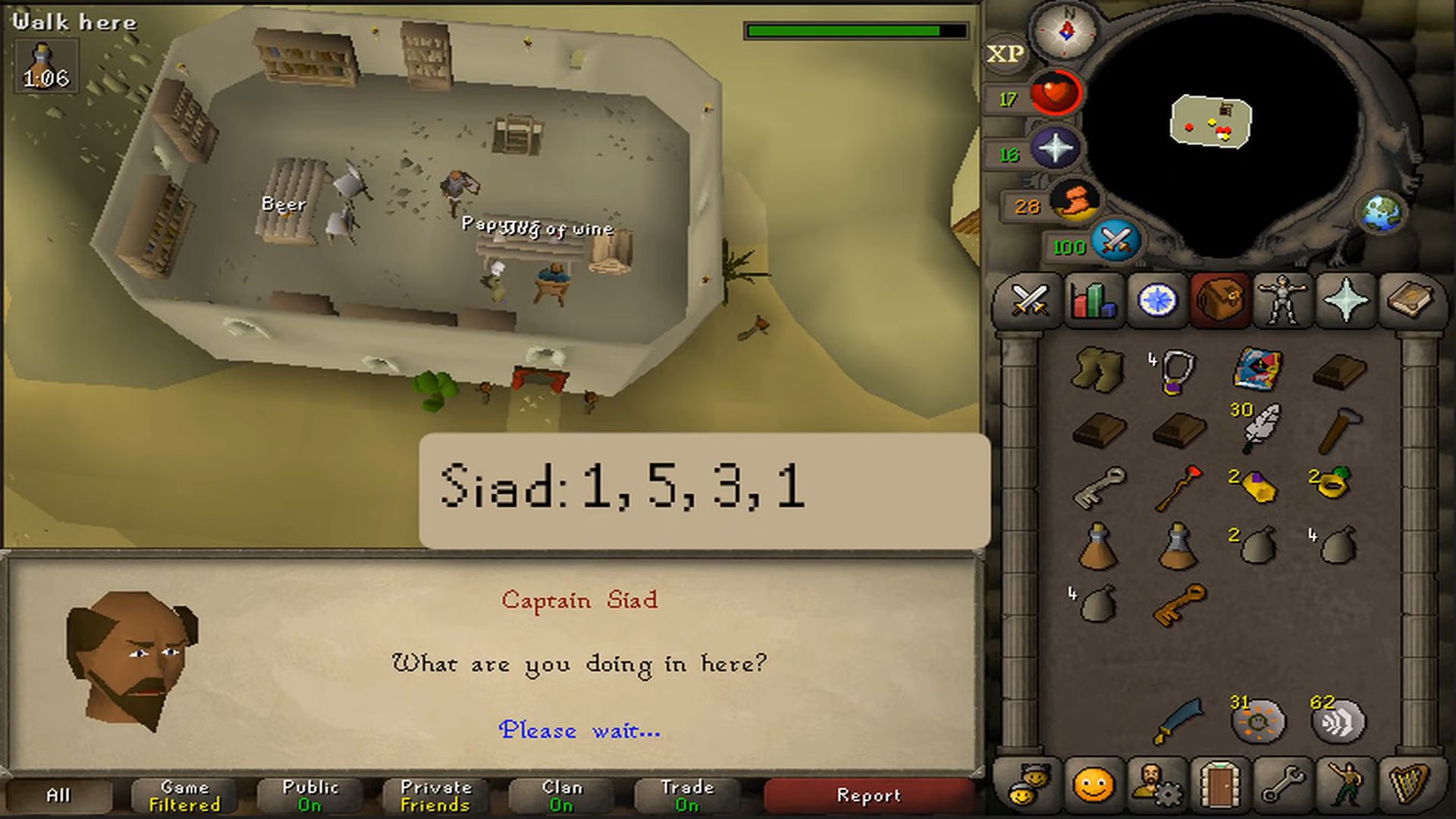 Osrs Tourist Trap Quest Distact Siad to Get the plans