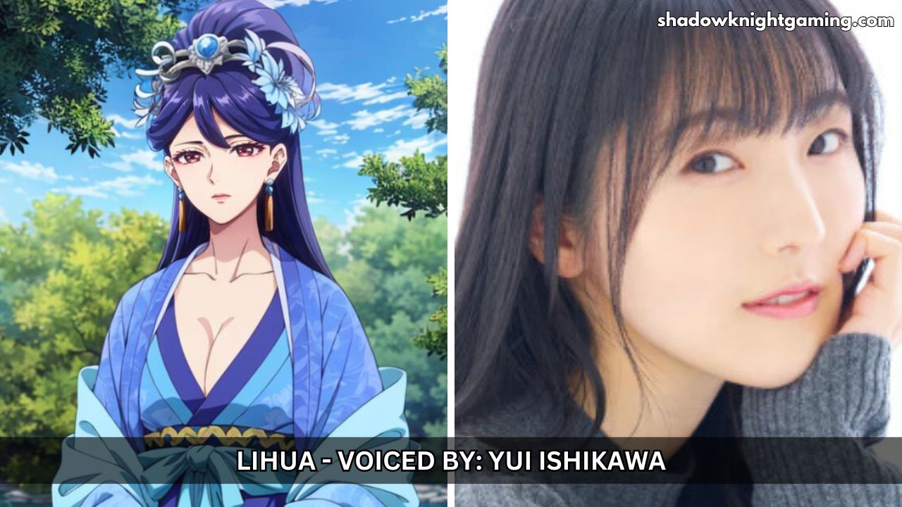 Lihua from The Apothecary Diaries (Left) voiced by Yui Ishikawa (Right)